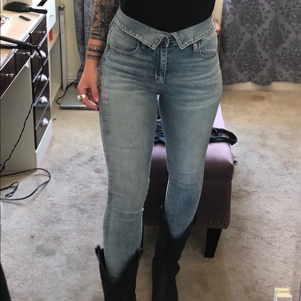 American eagle high waist jeans